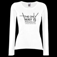 Lady-fit valueweight long sleeve tee Thumbnail
